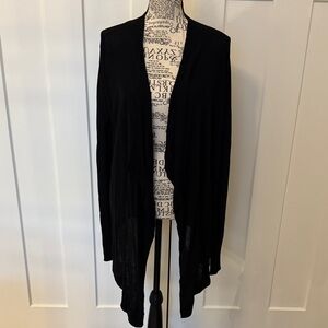 Elegant Black Women's Cardigan